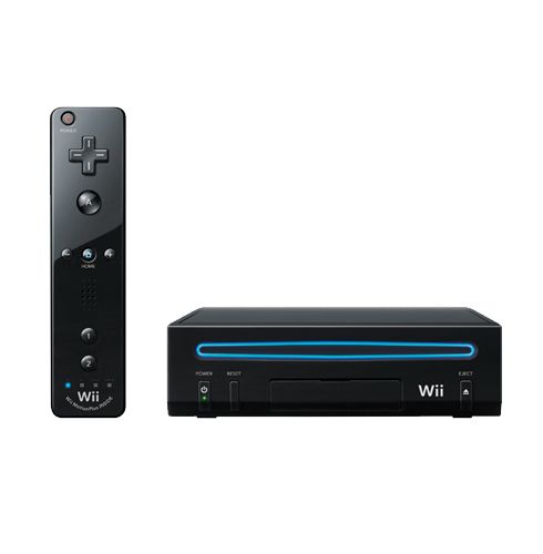 Console Nintendo Wii Black Core Preto + 1.000 Wii Points